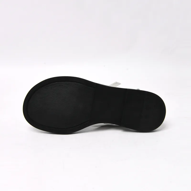 CAMEIDO One Strap Sandals Women's Ecru-4