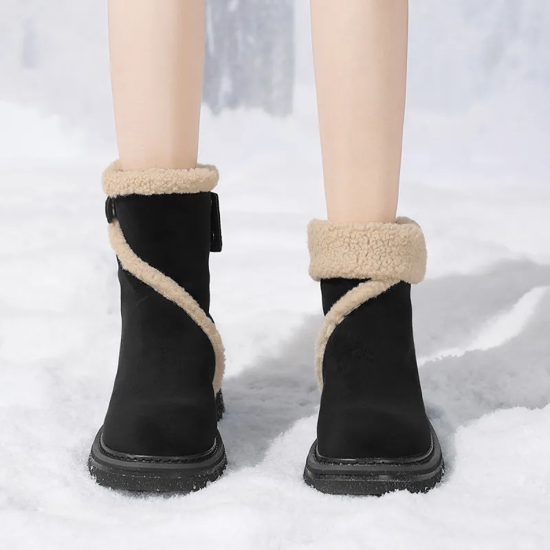CAMEIDO Thermal Short Snow Boots Women's-9