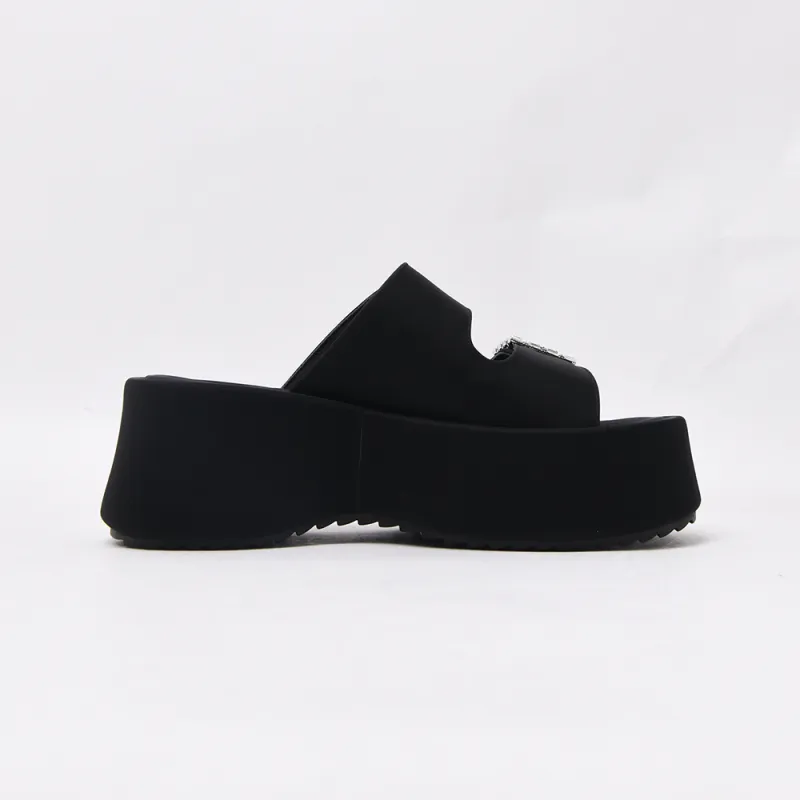 CAMEIDO Slip Resistant Slide Slippers Women's Black-1