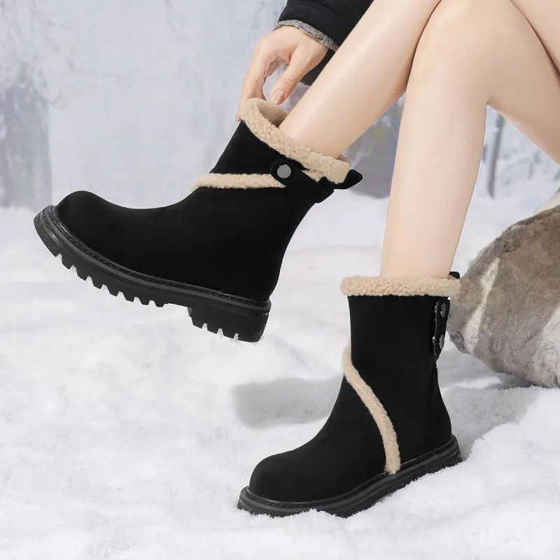 CAMEIDO Thermal Short Snow Boots Women's-7