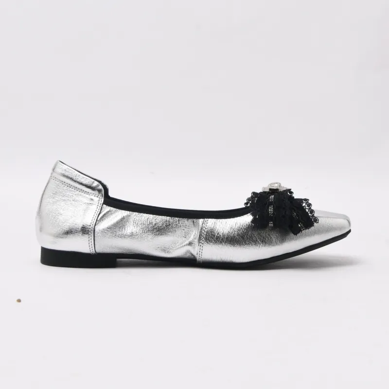 CAMEIDO Casual Single Shoes Women's Silver-1