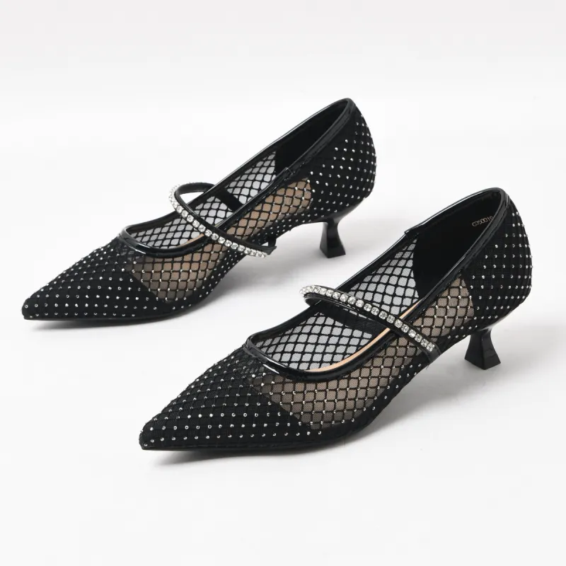 CAMEIDO High Heels Women's Black-2