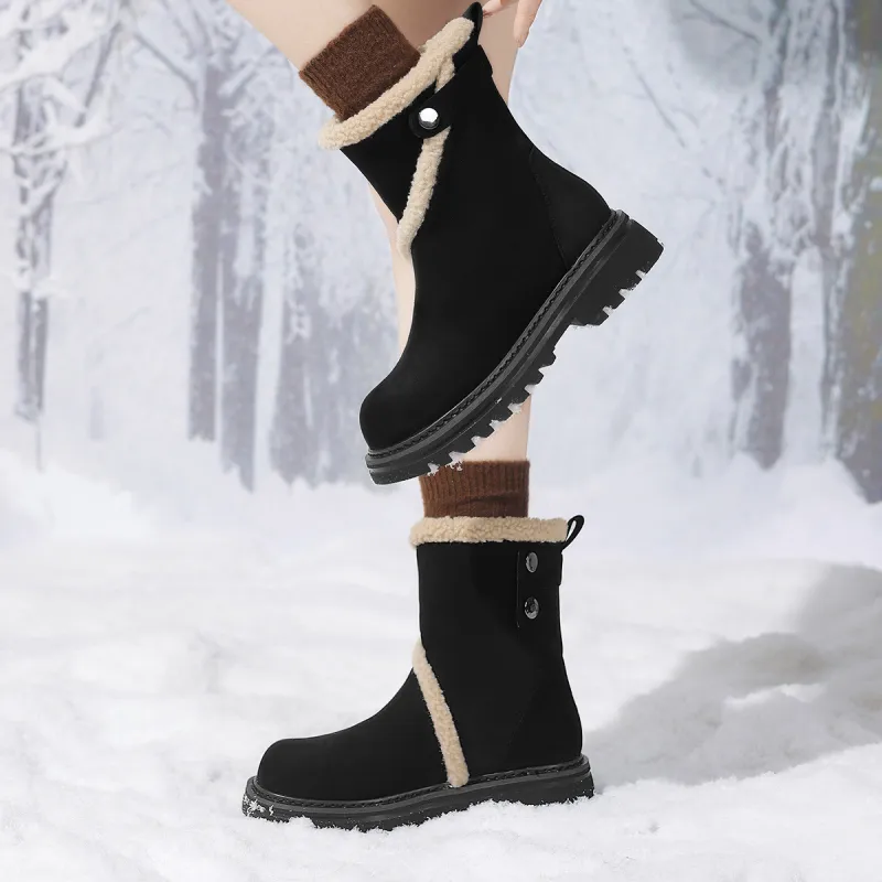 CAMEIDO Thermal Short Snow Boots Women's-6