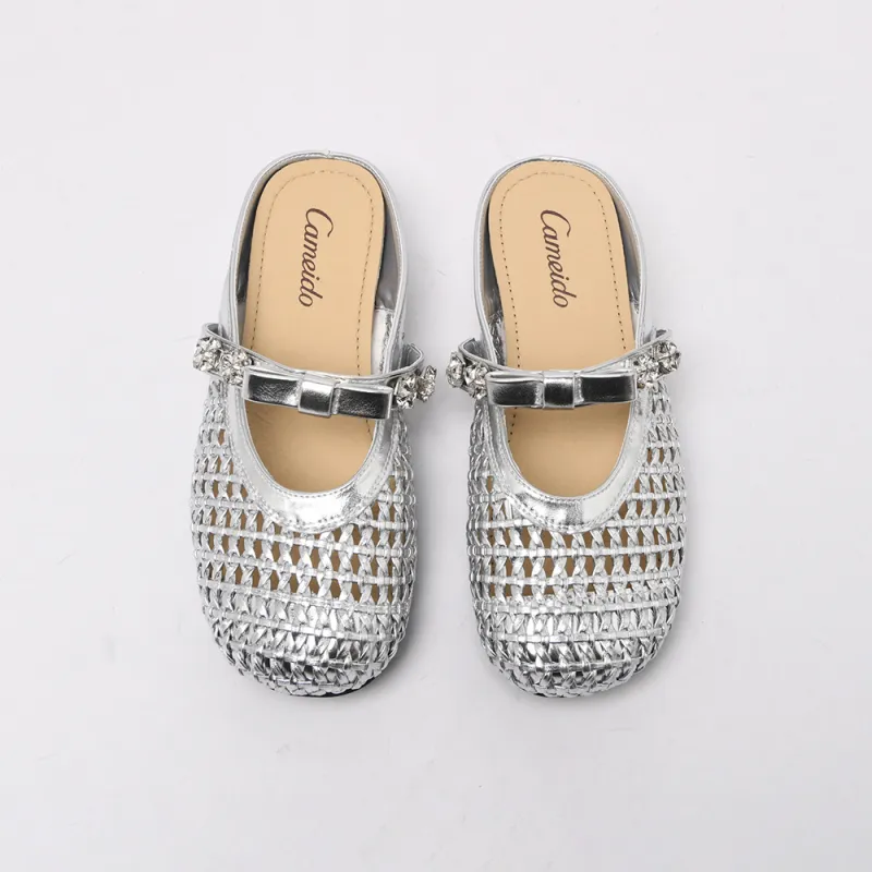 CAMEIDO Rubber Sole Slip Resistant Closed Toe Slippers Women's-7