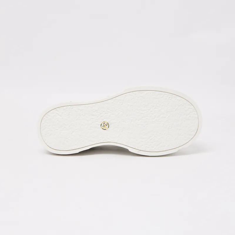 CAMEIDO Anti Slip Wear Resistant Low Top Casual Shoes Women's White-4