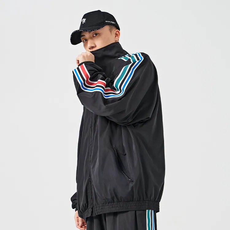NOCAO Jackets Coats Unisex Black-2