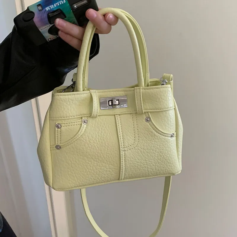 MARKANGARO PU Shoulder Bag Crossbody Bag Women's Black/White/Cheese Yellow/Glacier Blue-14