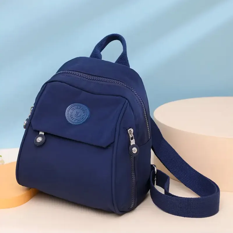 MARKANGARO Fabric Backpack Regular Women's Purple/Black/Watermelon Red/Yellow/Sapphire Blue-21