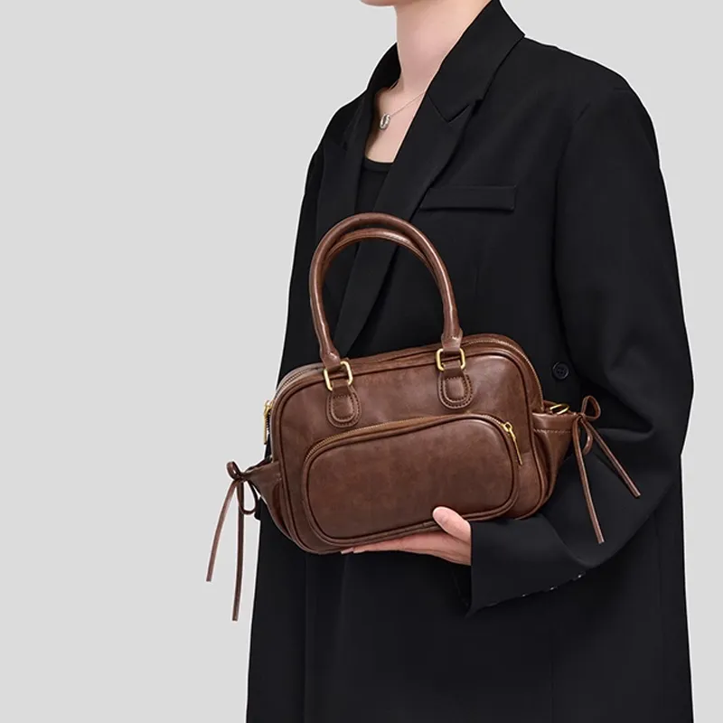 MARKANGARO Synthetic Leather Backpack Regular Women's Multicolor-9