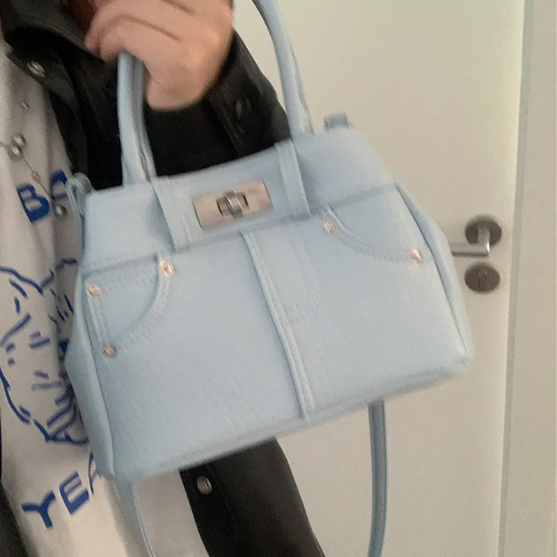 MARKANGARO PU Shoulder Bag Crossbody Bag Women's Black/White/Cheese Yellow/Glacier Blue-19