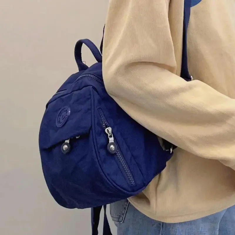 MARKANGARO Fabric Backpack Regular Women's Purple/Black/Watermelon Red/Yellow/Sapphire Blue-18