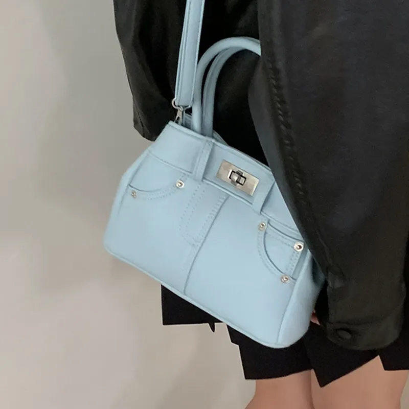 MARKANGARO PU Shoulder Bag Crossbody Bag Women's Black/White/Cheese Yellow/Glacier Blue-18