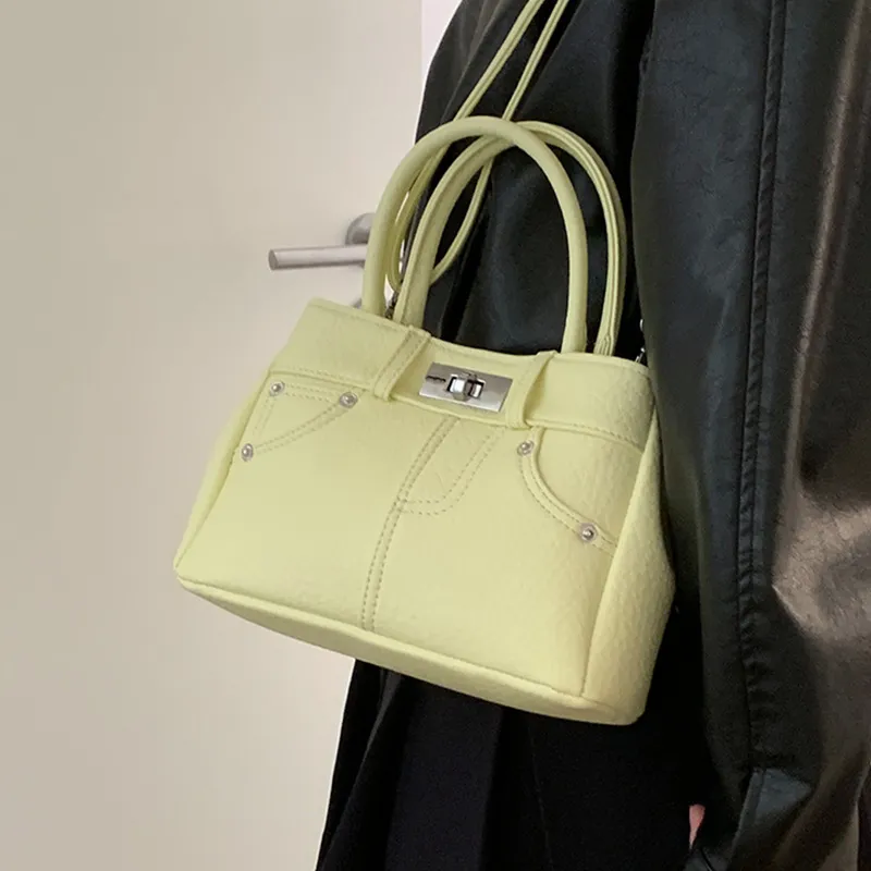 MARKANGARO PU Shoulder Bag Crossbody Bag Women's Black/White/Cheese Yellow/Glacier Blue-8