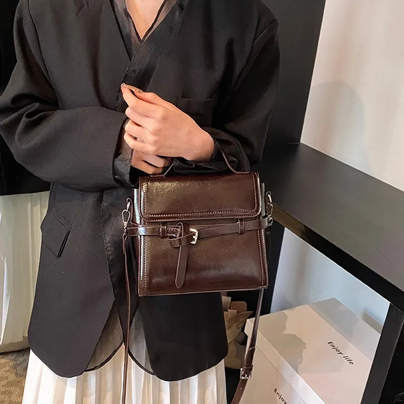 MARKANGARO PU Shoulder Bag, Crossbody Bag, Handbag Regular Women's Black/Gray/Pink/Brown-18