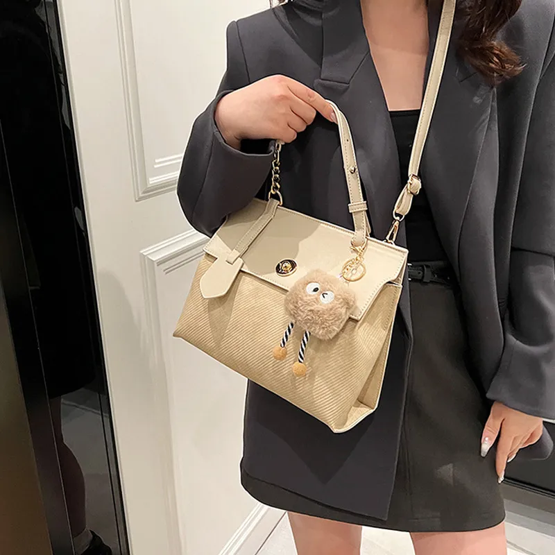 MARKANGARO PU With Polyester Backpack Women's Coconut Milk White-3
