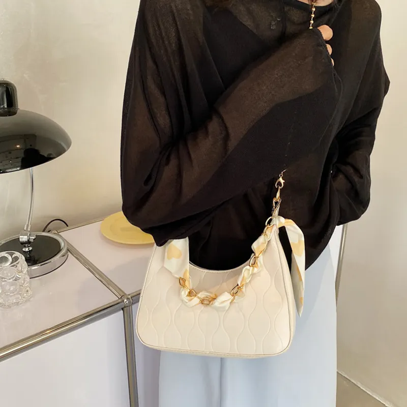 MARKANGARO PU Small Square Bag, Crossbody Bag, Shoulder Bag Regular Women's Black/Ecru-11