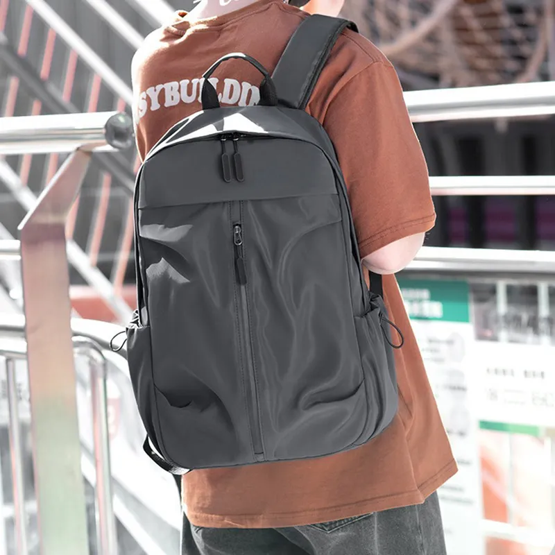 MARKANGARO Oxford Backpack Unisex Black/Gray-11