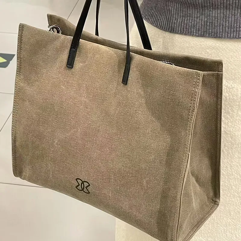 MARKANGARO Polyester Tote Bag Shoulder Bag Large Size Women's Black-9