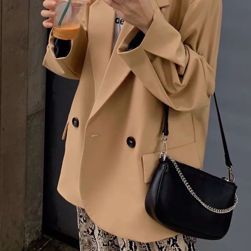 MARKANGARO Pu Small Square Bag One Shoulder Handbag Crossbody Bag Regular Women's Black-2