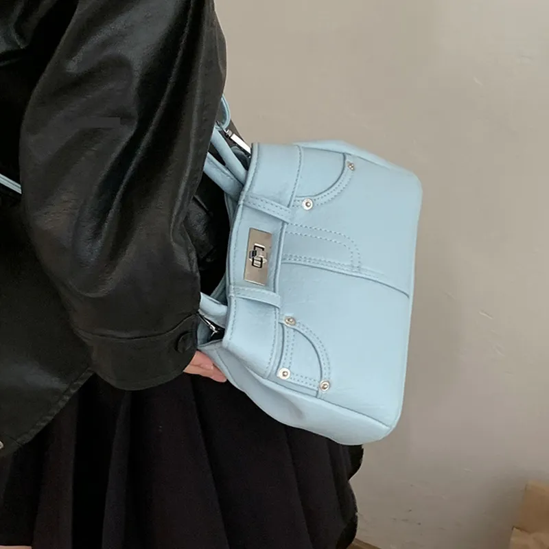 MARKANGARO PU Shoulder Bag Crossbody Bag Women's Black/White/Cheese Yellow/Glacier Blue-17