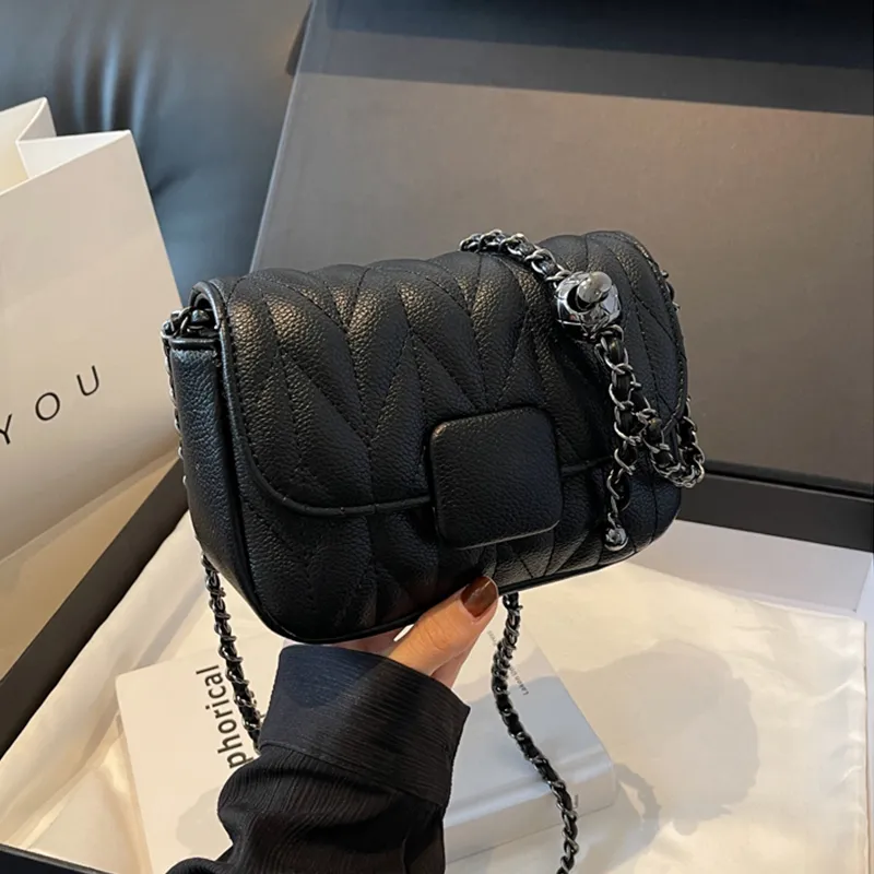 MARKANGARO PU Small Square Bag Shoulder Bag, Crossbody Bag Regular Women's Ecru/Black/Coffee-4