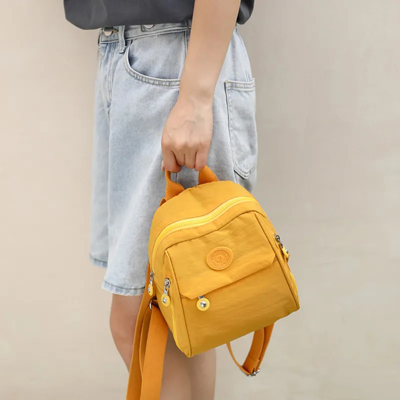 MARKANGARO Fabric Backpack Regular Women's Purple/Black/Watermelon Red/Yellow/Sapphire Blue-16