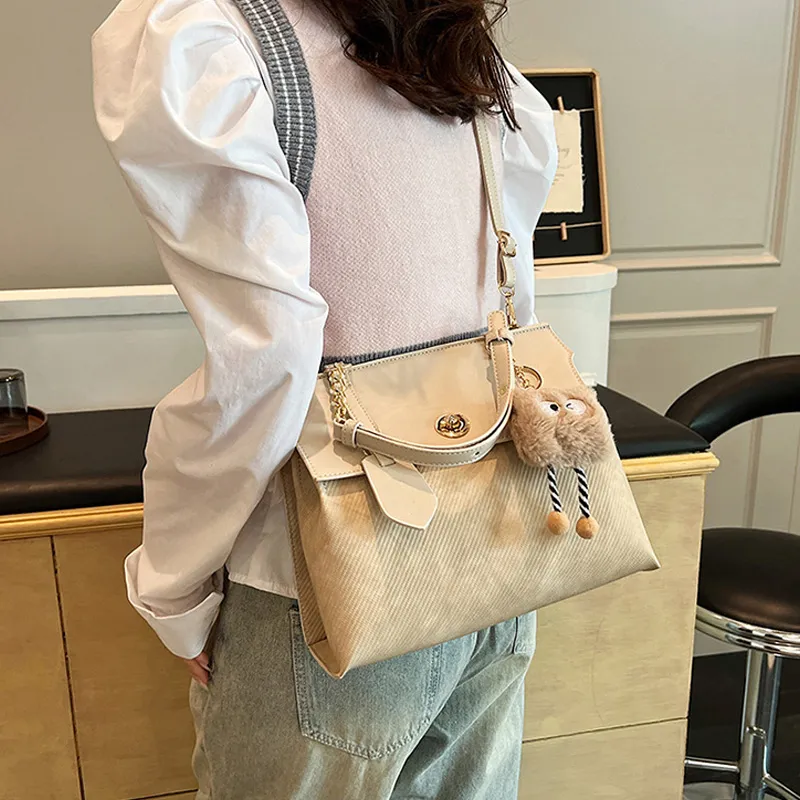 MARKANGARO PU With Polyester Backpack Women's Coconut Milk White-6