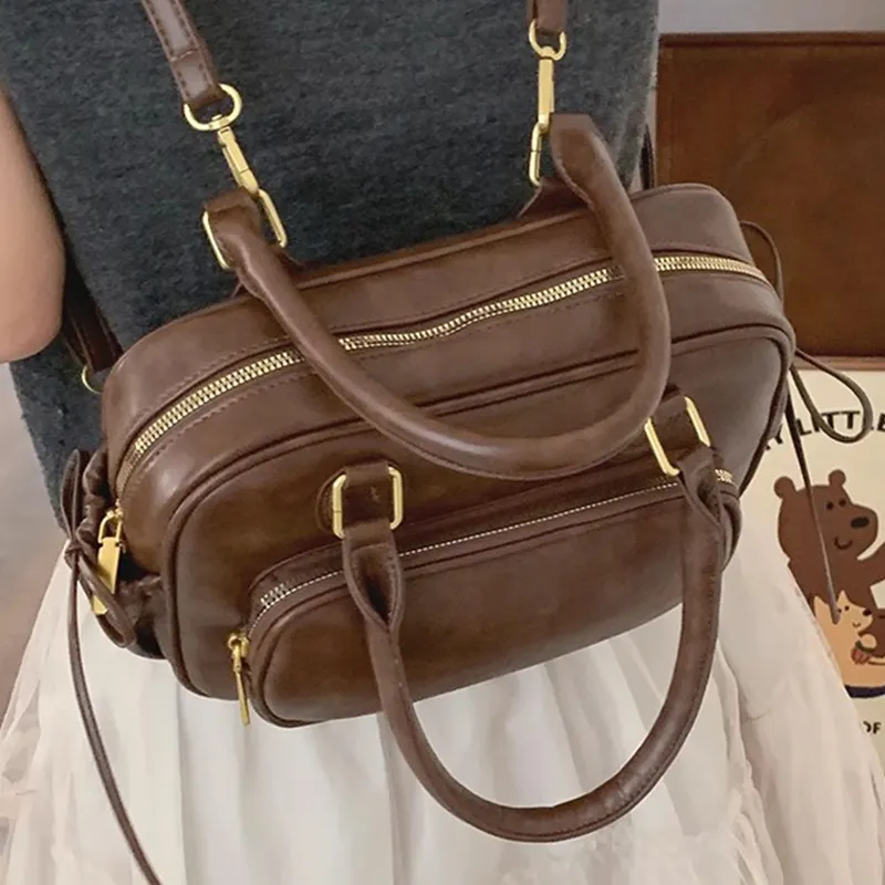 MARKANGARO Synthetic Leather Backpack Regular Women's Multicolor-16