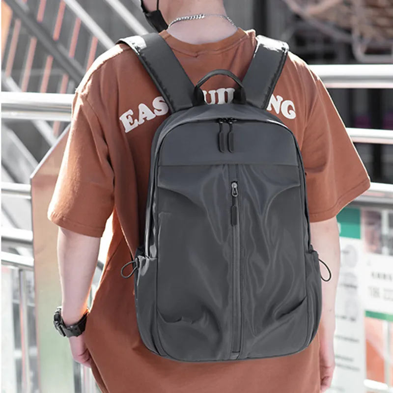 MARKANGARO Oxford Backpack Unisex Black/Gray-7