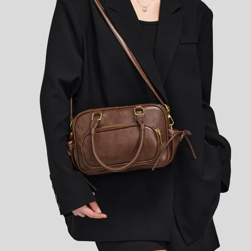 MARKANGARO Synthetic Leather Backpack Regular Women's Multicolor-11