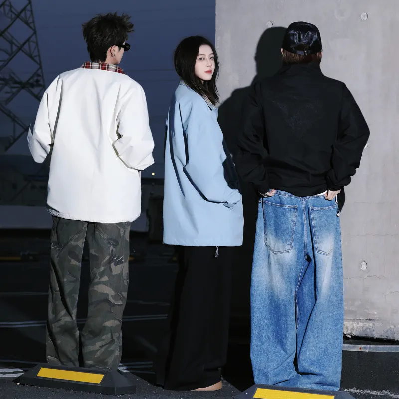 TESTUNG Fall Classic And Versatile Jackets & Coats Unisex-6