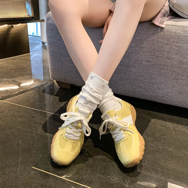 Daying Breathable Height Increase Low Top Casual Shoes Women's-14