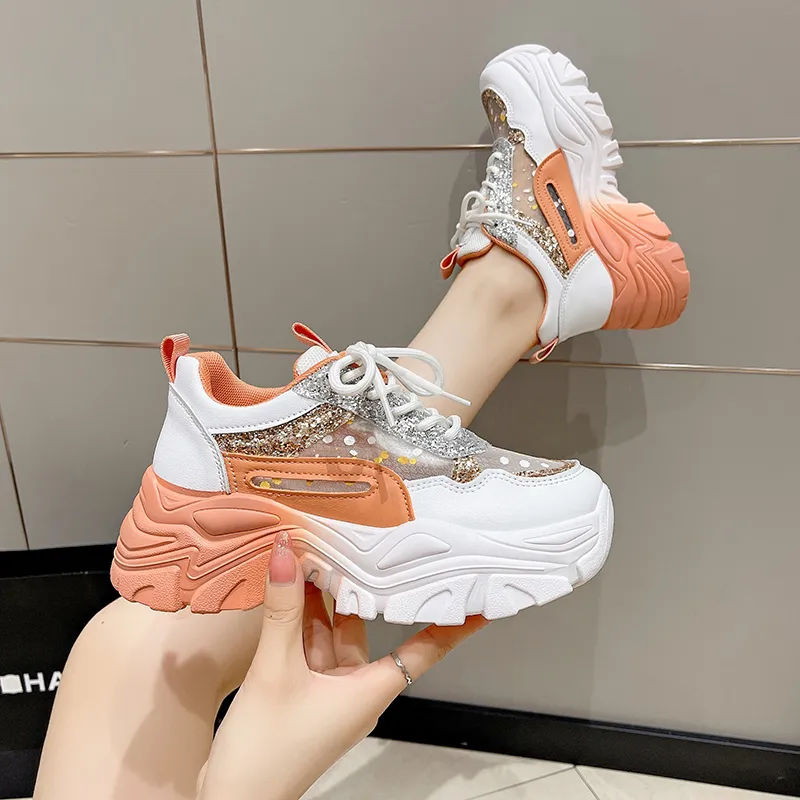 Daying Low Top Chunky Sneakers Women's-10