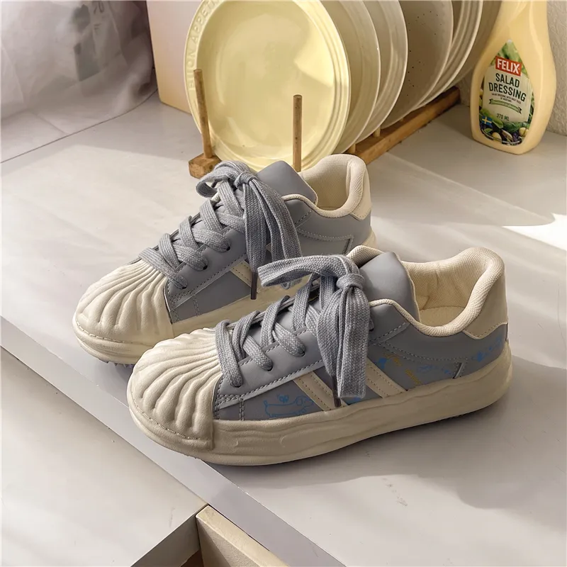 Daying Anti Slip And Wear Resistant Height Increasing Low Top Casual Shoes Women's-22