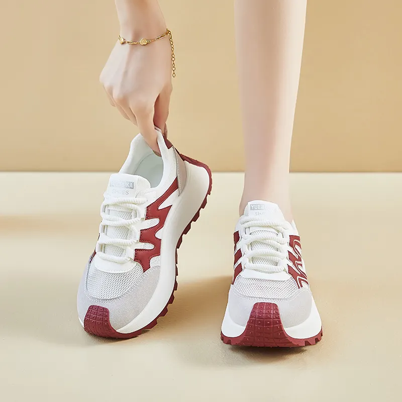 Daying Slip Resistant, Breathable, Height Increasing Low Top Casual Shoes Women's-8