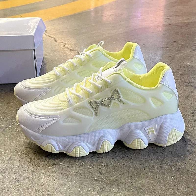 Daying Breathable Height Increase Low Top Casual Shoes Women's-17