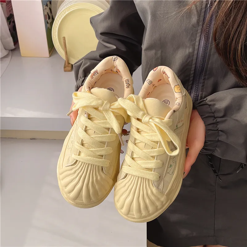Daying Anti Slip And Wear Resistant Height Increasing Low Top Casual Shoes Women's-1
