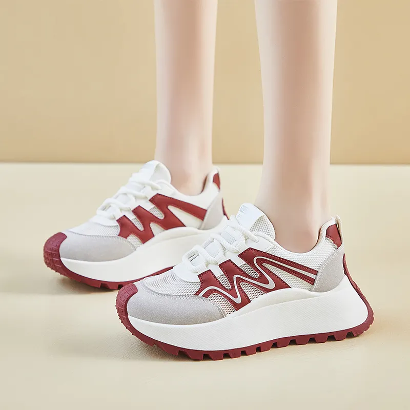 Daying Slip Resistant, Breathable, Height Increasing Low Top Casual Shoes Women's-6