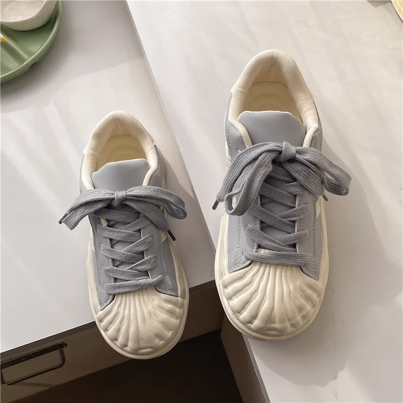 Daying Anti Slip And Wear Resistant Height Increasing Low Top Casual Shoes Women's-21