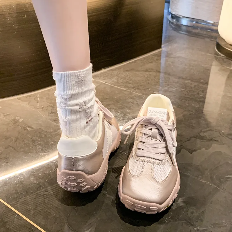 Daying Breathable Height Increase Low Top Casual Shoes Women's-9