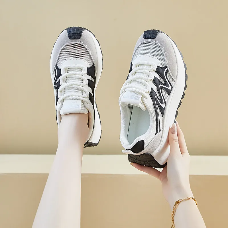 Daying Slip Resistant, Breathable, Height Increasing Low Top Casual Shoes Women's-12