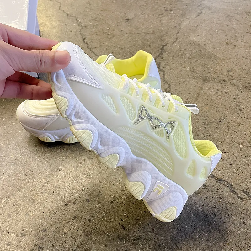 Daying Breathable Height Increase Low Top Casual Shoes Women's-16