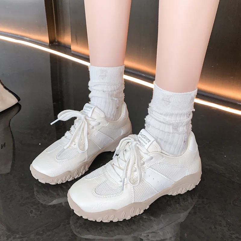 Daying Breathable Height Increase Low Top Casual Shoes Women's-6
