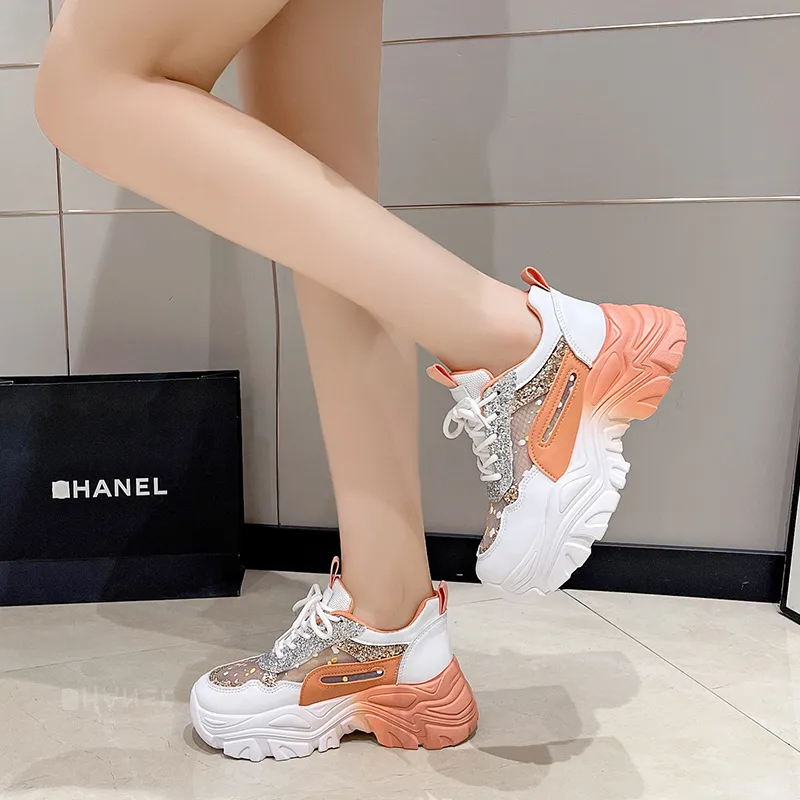 Daying Low Top Chunky Sneakers Women's-8