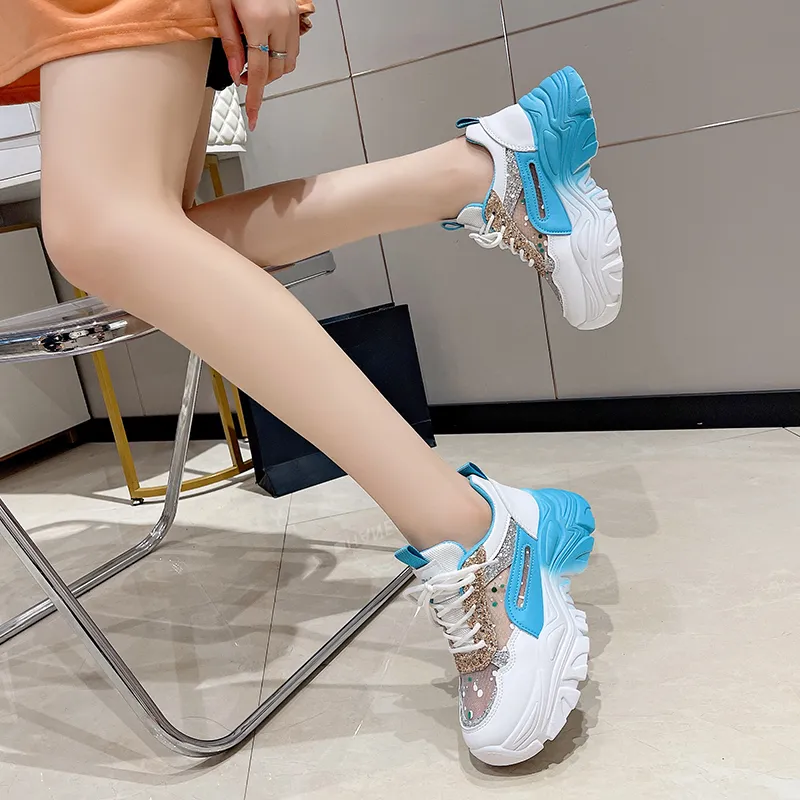 Daying Low Top Chunky Sneakers Women's-5