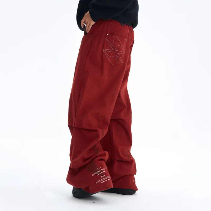 GRKC Casual Pants Unisex Red-3