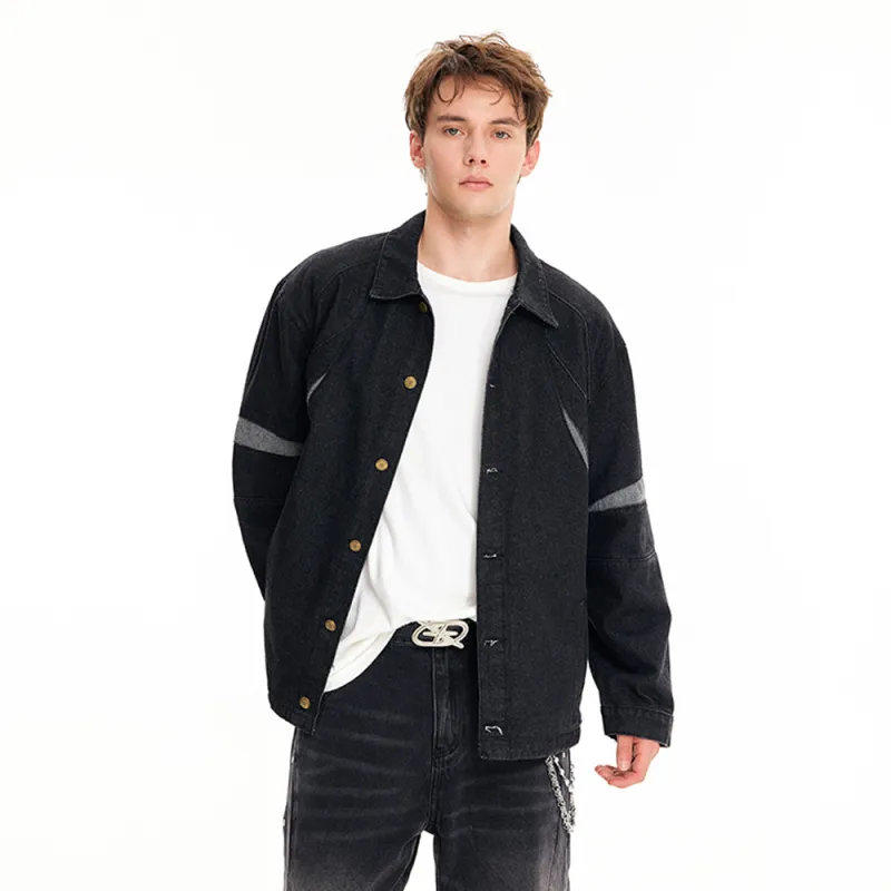 GRKC Denim Jackets Unisex Black-6