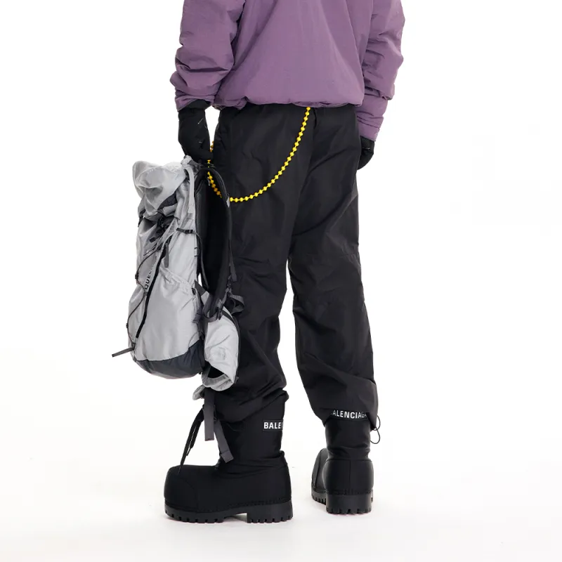 GRKC Windbreaker Pants Unisex Black-3