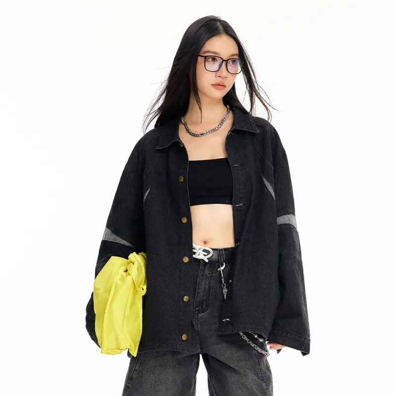 GRKC Denim Jackets Unisex Black-5