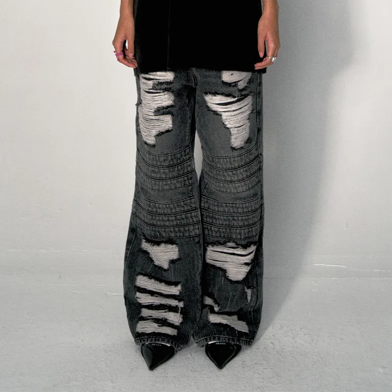 GRKC Jeans Unisex Washed Black-4